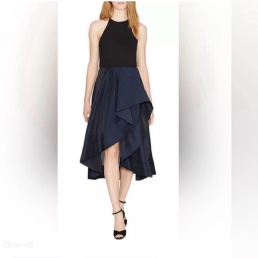 Halston Heritage Dress 2 Sleeveless Cocktail High Low Prom Formal Designer NWOT
